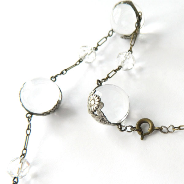 1920's sterling Pools of Light necklace