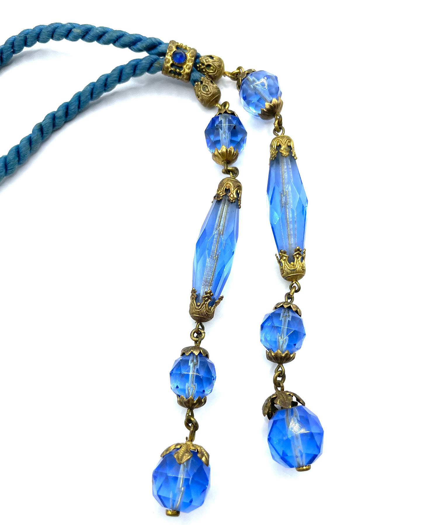 1930s lariat pendant necklace