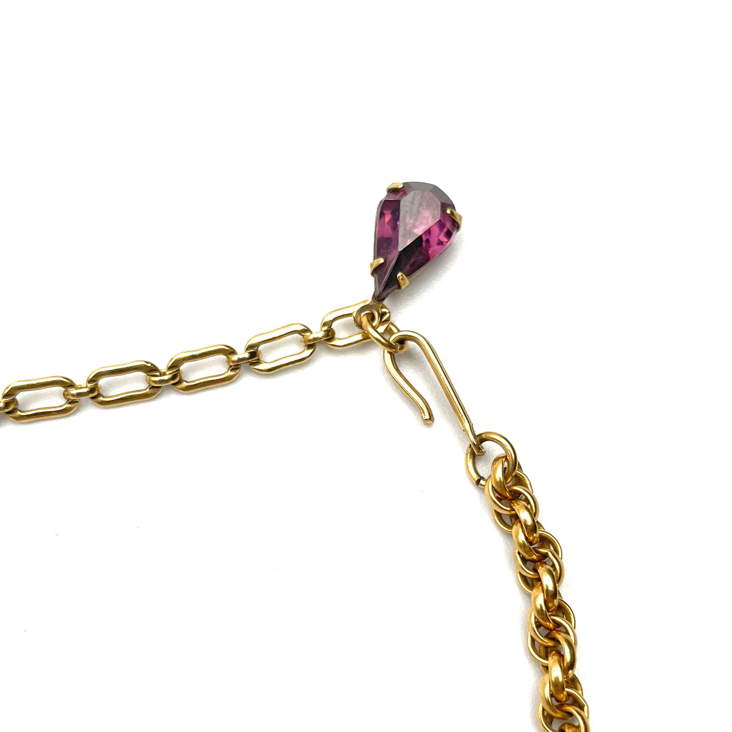 1950s rhinestone necklace