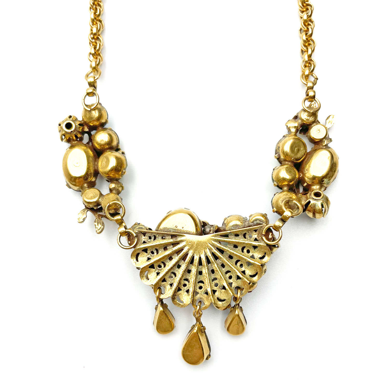 1950s rhinestone necklace