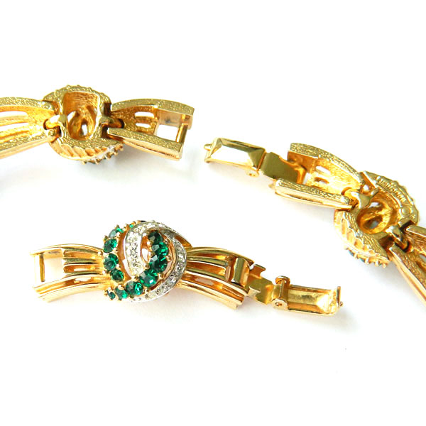 Boucher rhinestone necklace