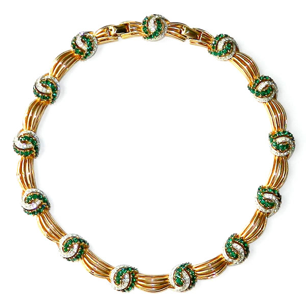 Boucher rhinestone necklace
