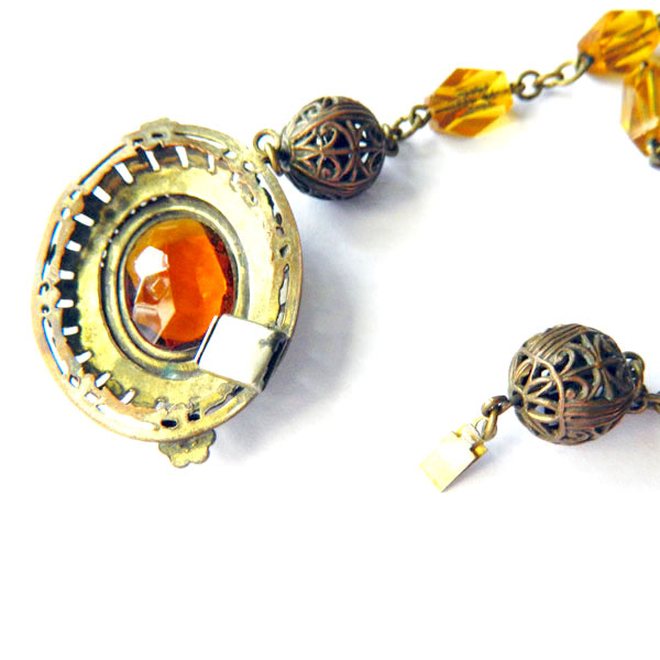 Czech beaded necklace
