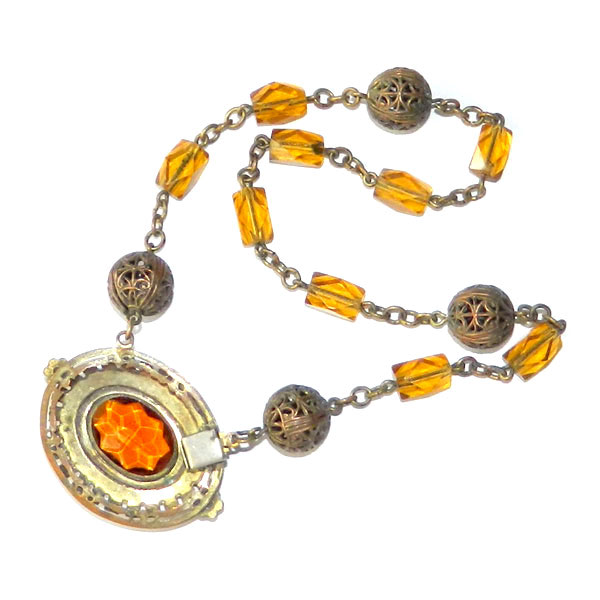 Czech beaded necklace