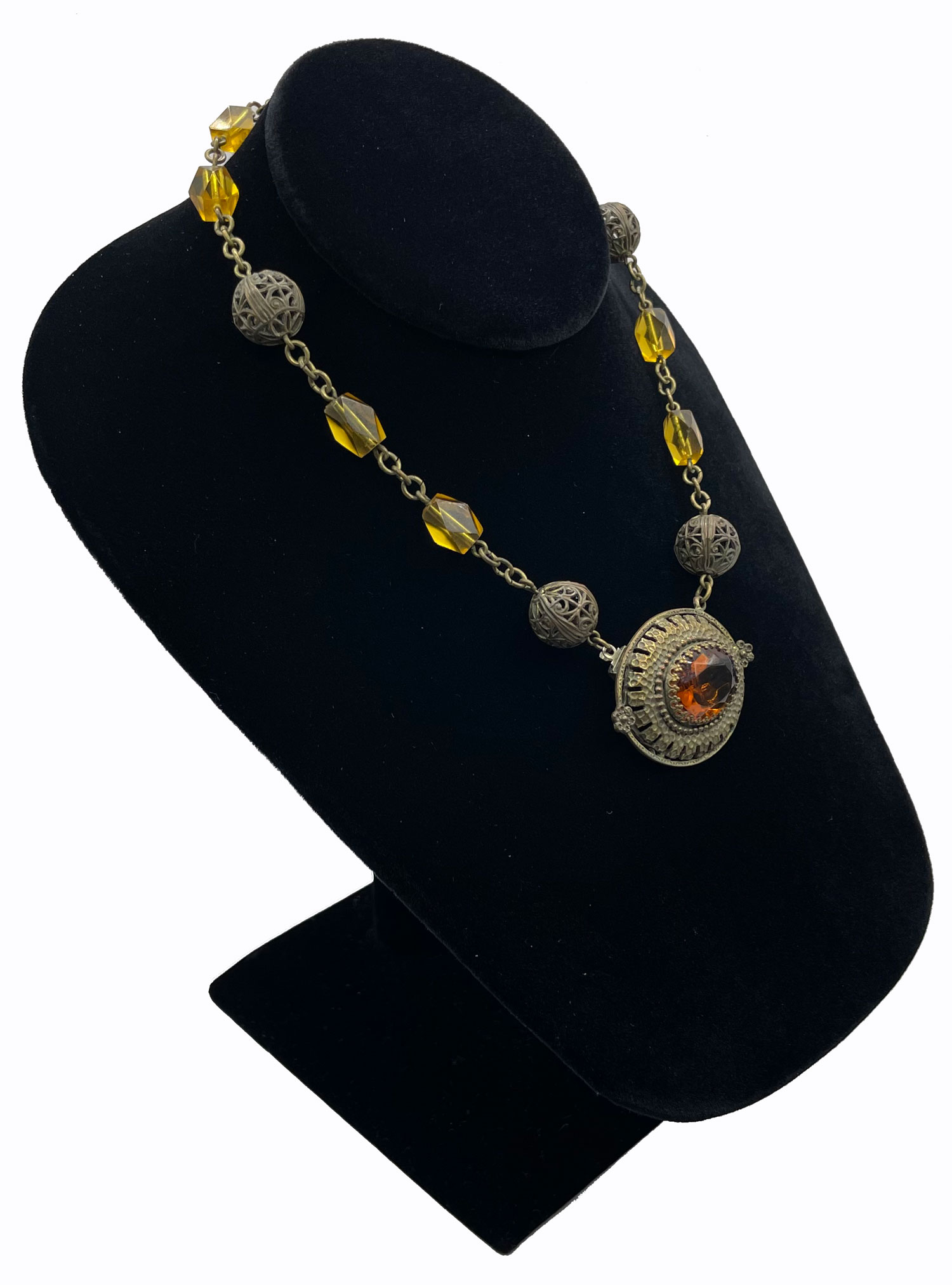 Czech beaded necklace