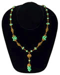 Antique Italian glass necklace