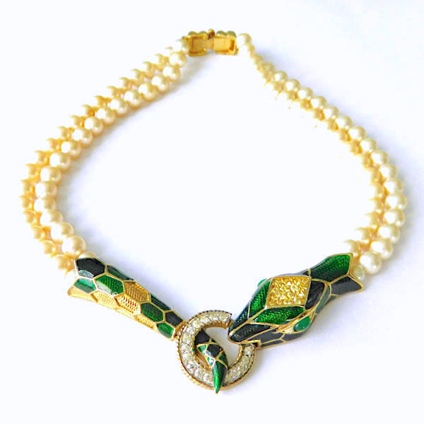 Joseph Mazer snake necklace