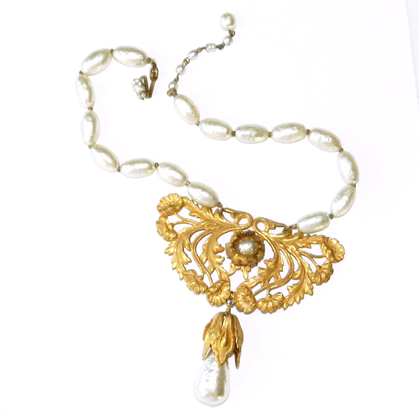 Miriam Haskell pendant necklace