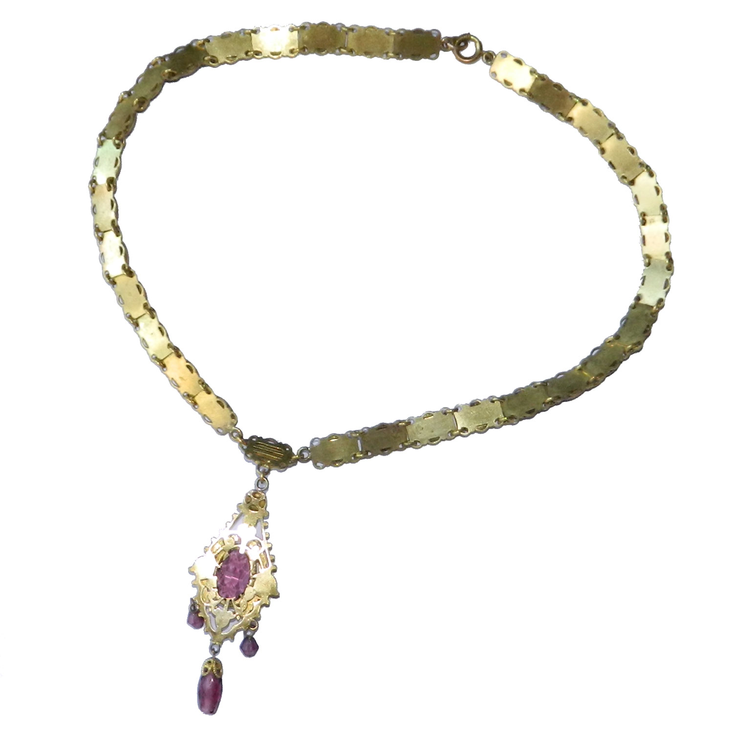Art deco pendant necklace