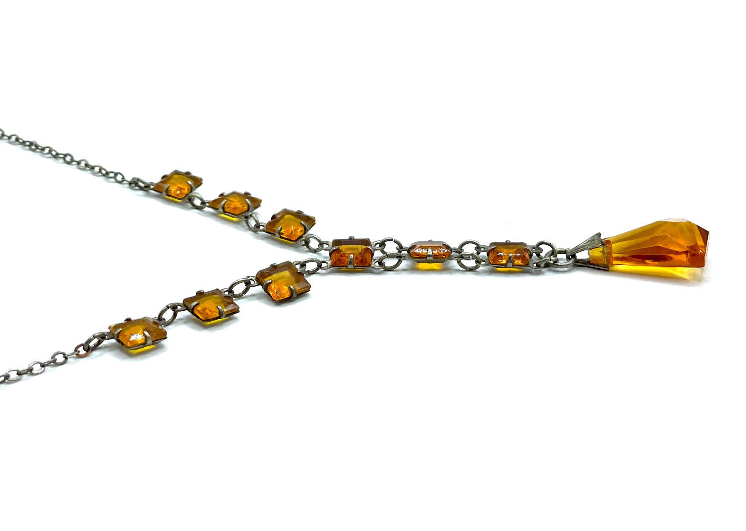 Art Deco crystal necklace