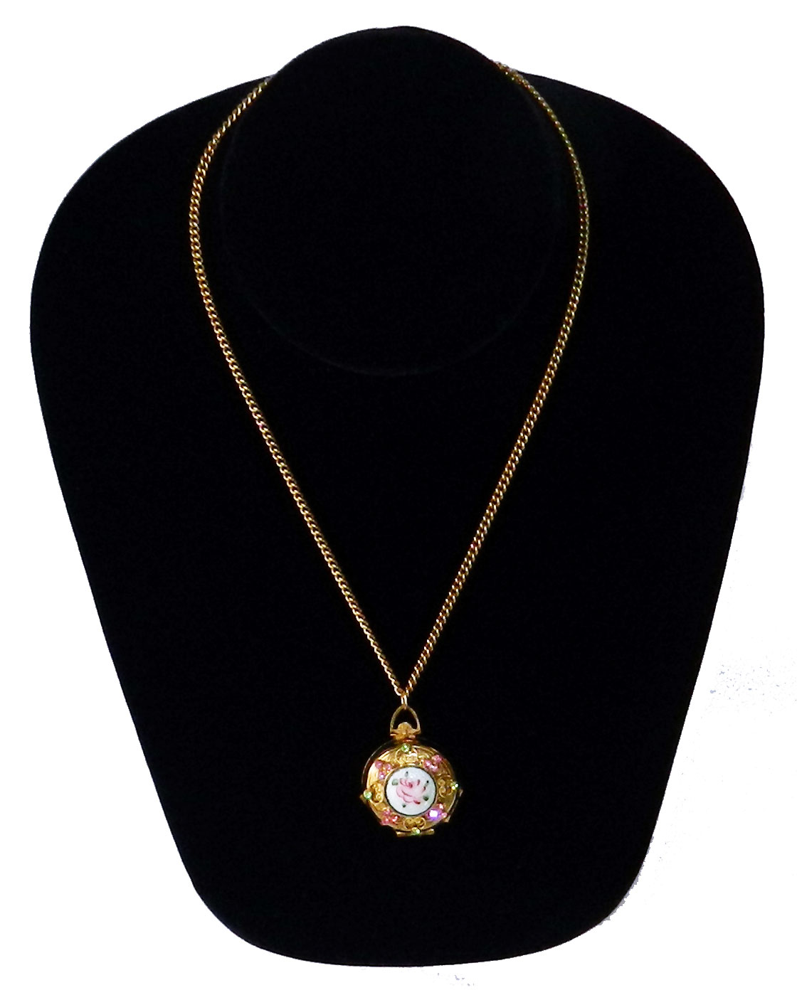 Vintage locket necklace by Coro