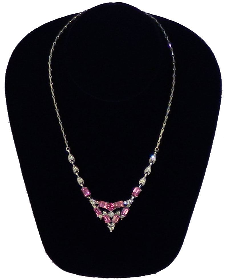 Bogoff rhinestone necklace