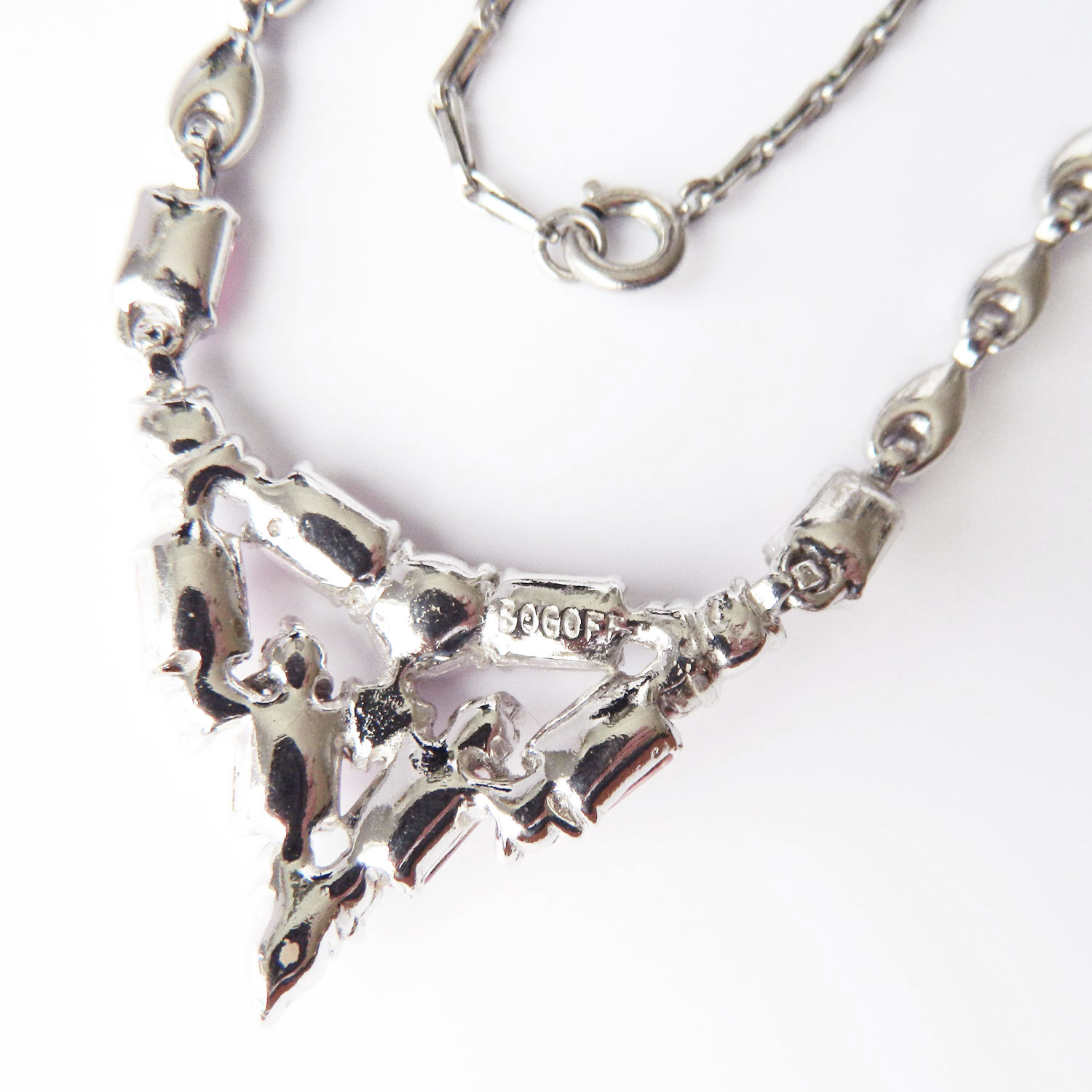 Bogoff rhinestone necklace