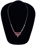 Bogoff rhinestone necklace