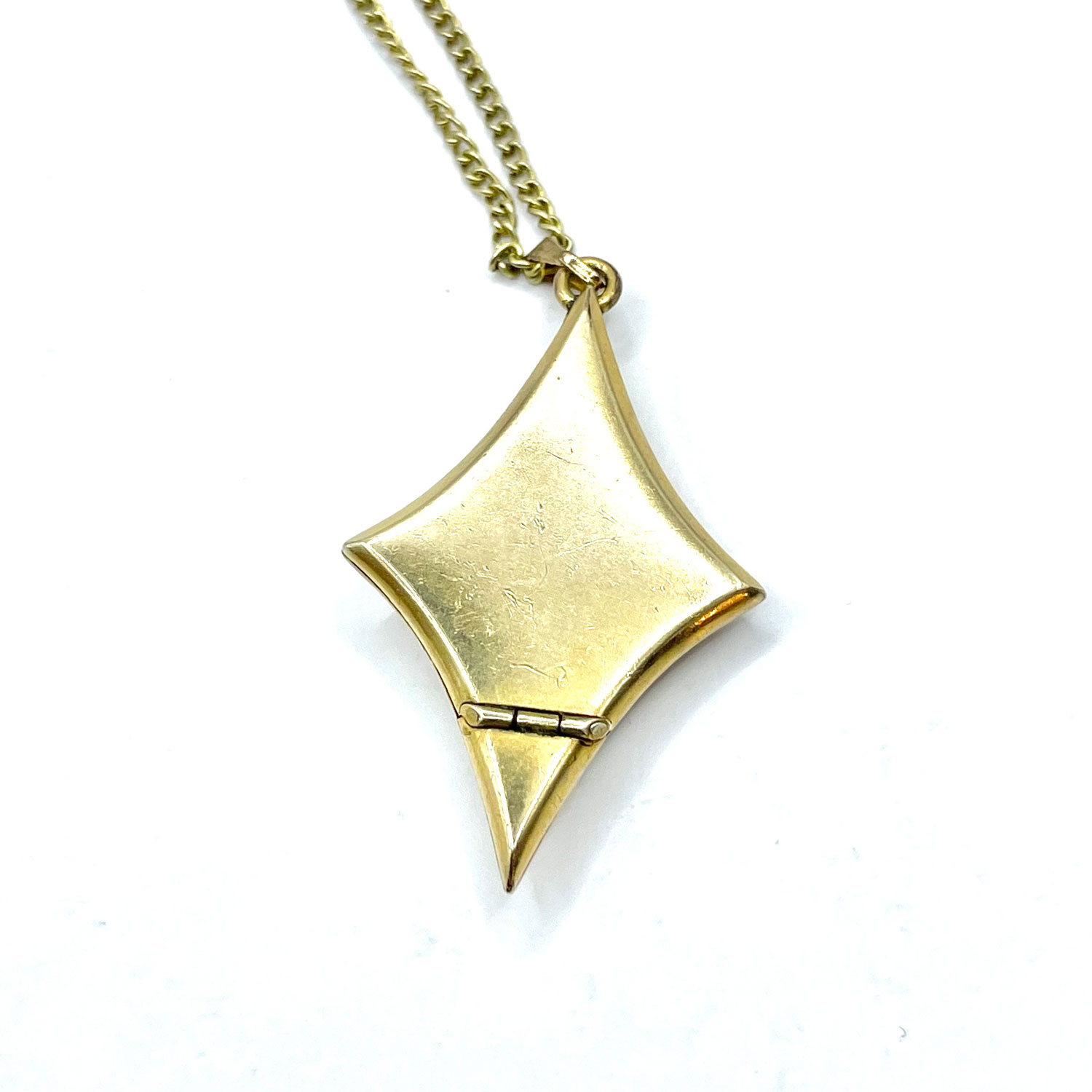 Cameo locket necklace