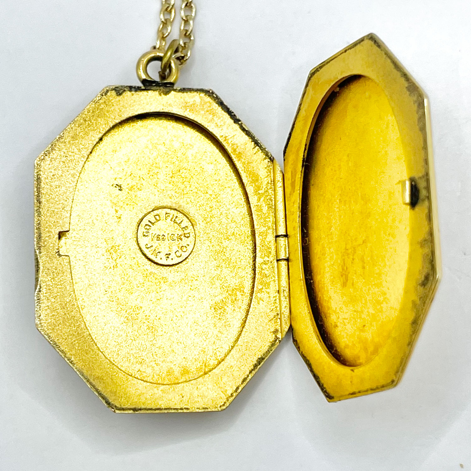 Cameo locket necklace