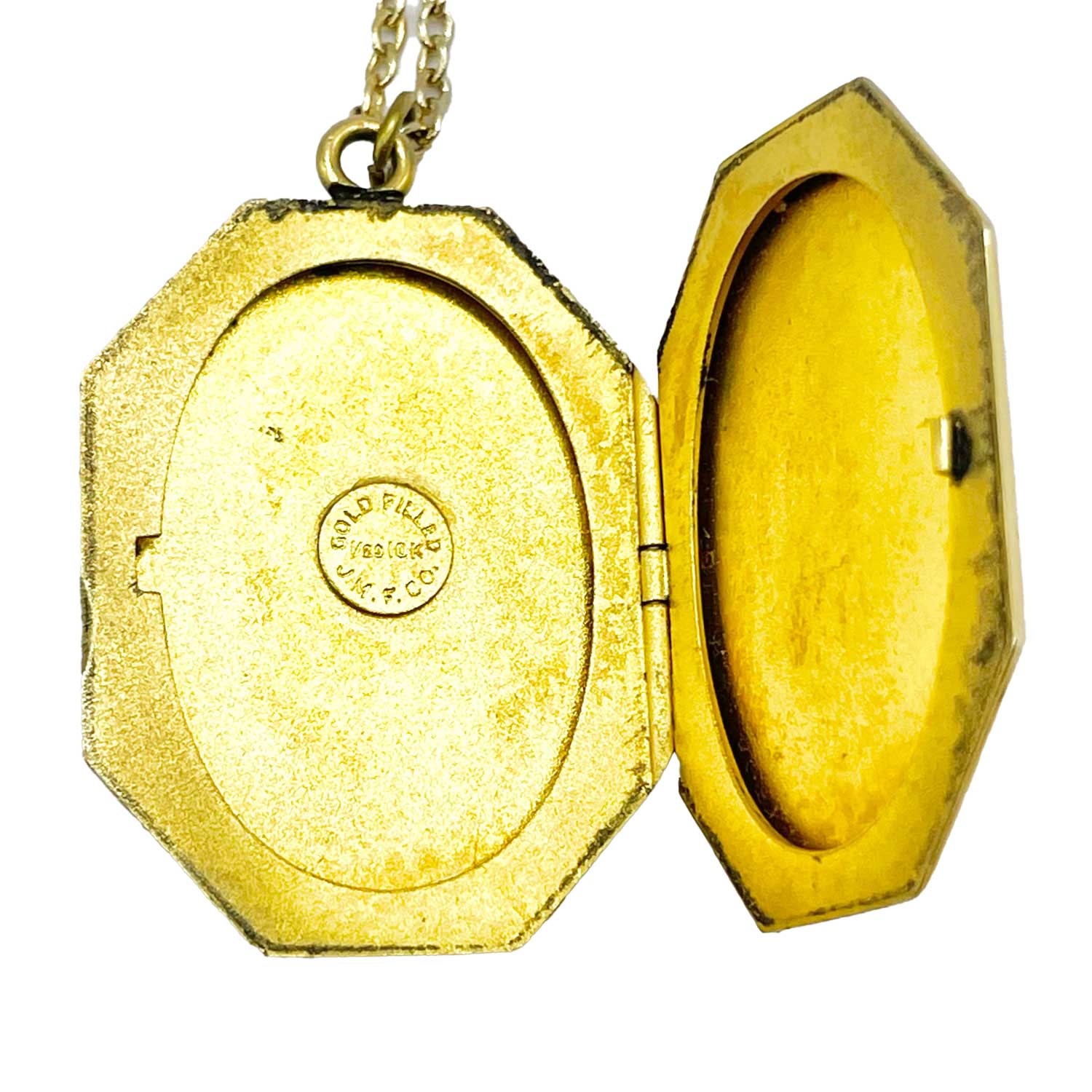Cameo locket necklace