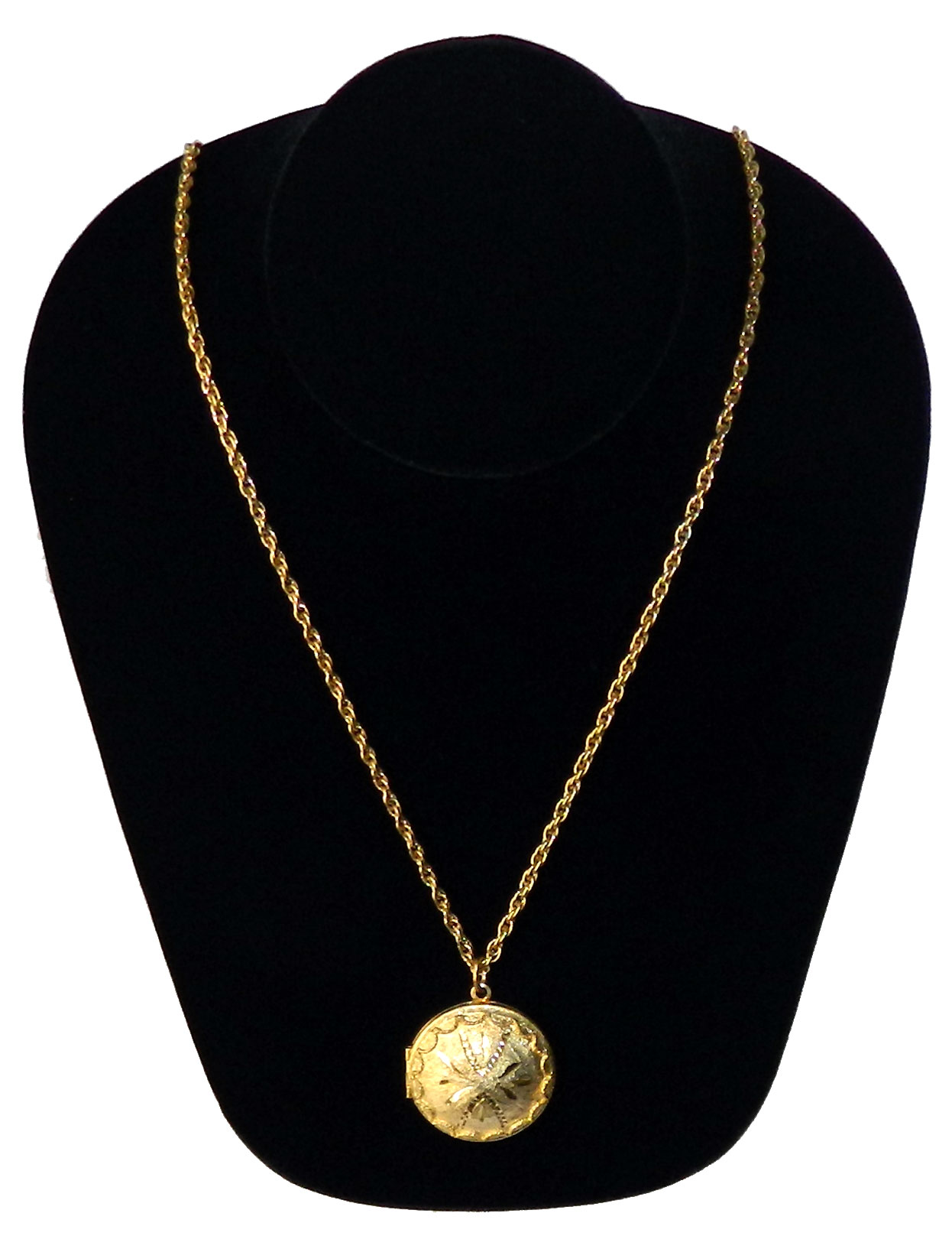 Vintage locket necklace