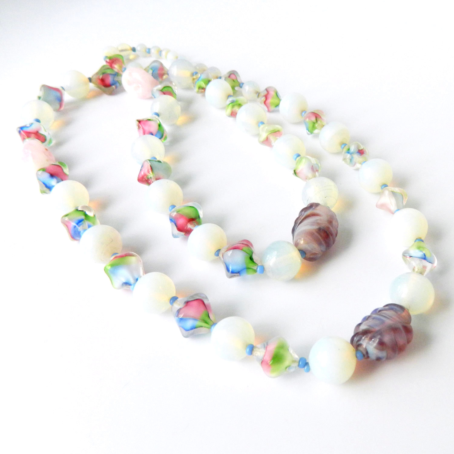 Antique Murano glass necklace