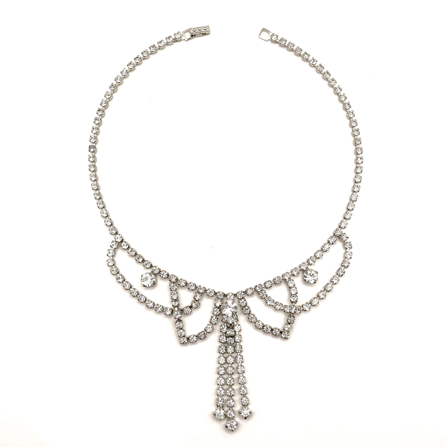 La Rel rhinestone necklace