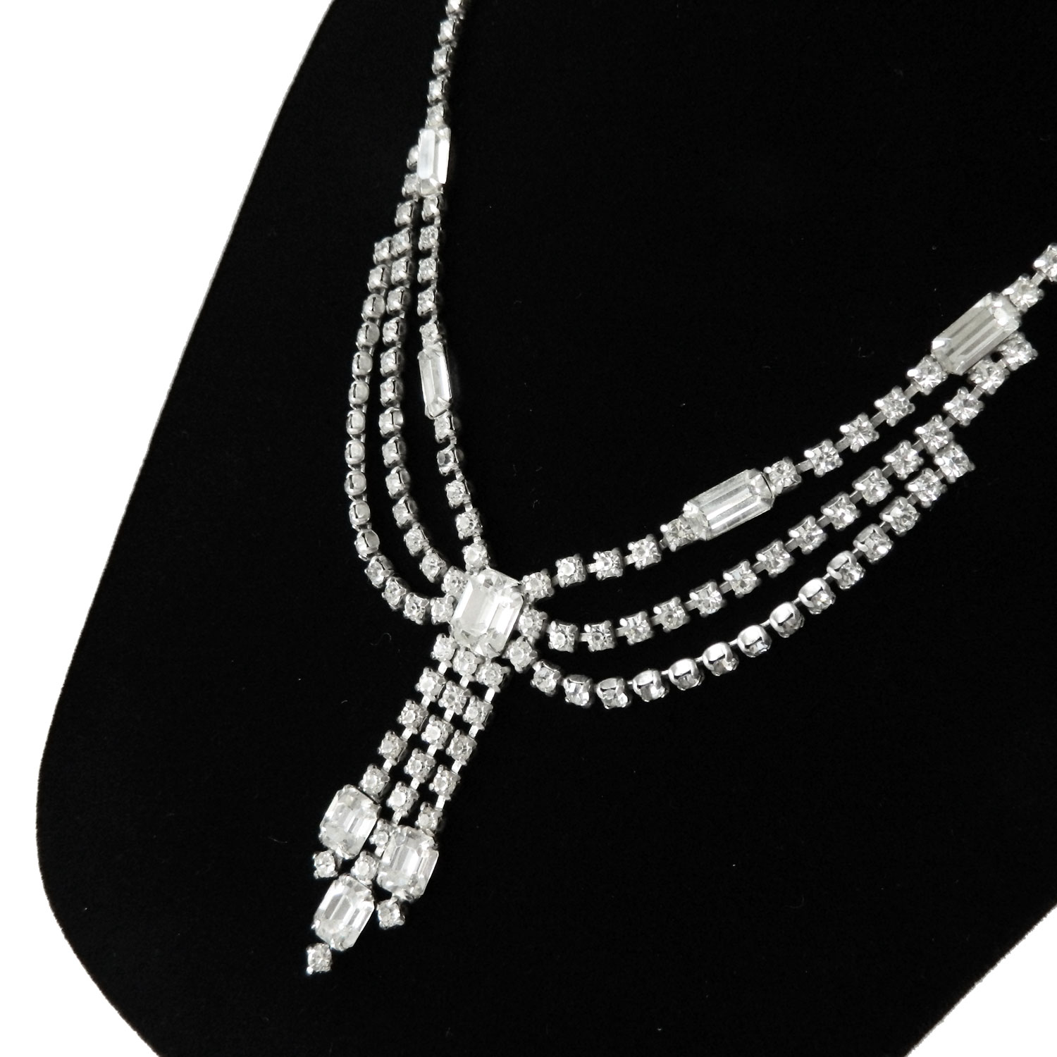 1950's Kramer rhinestone necklace