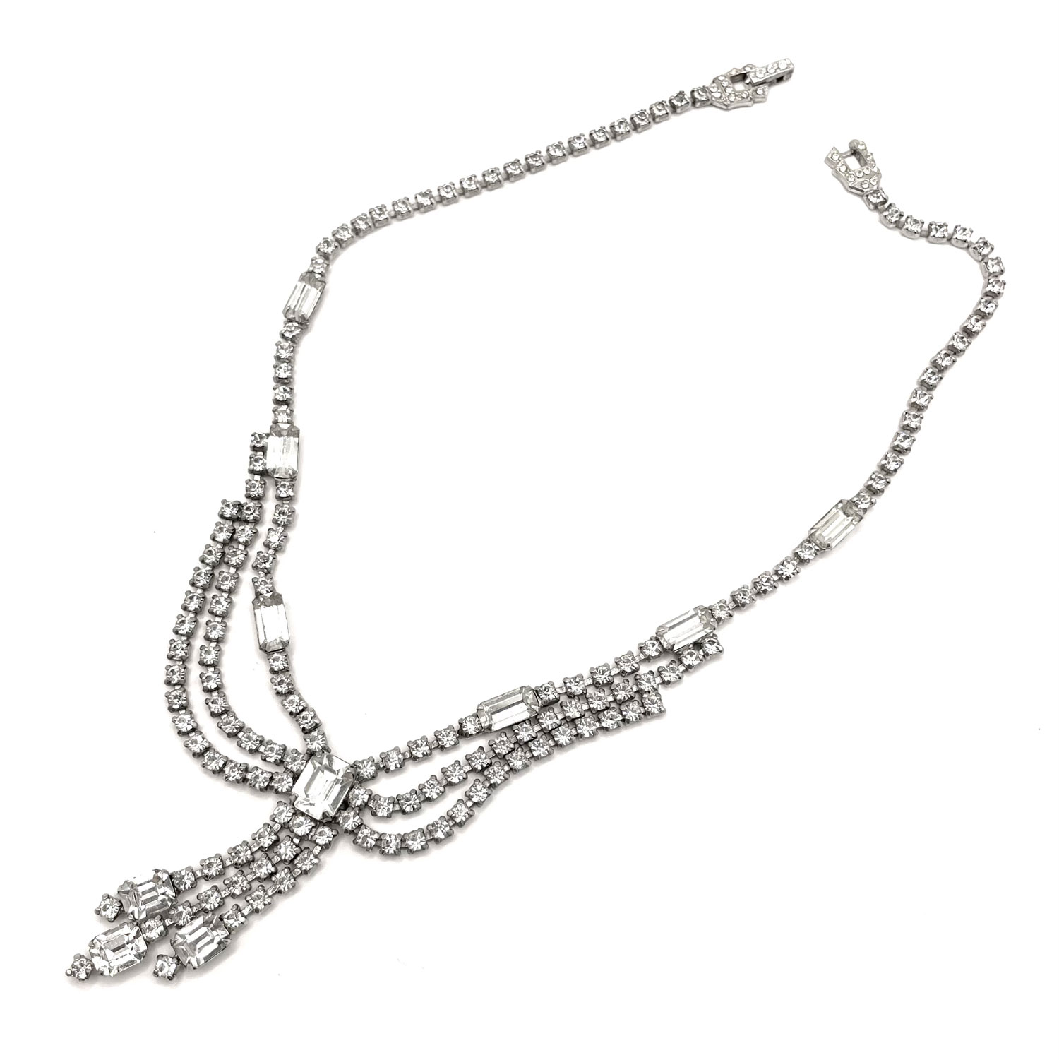 1950's Kramer rhinestone necklace