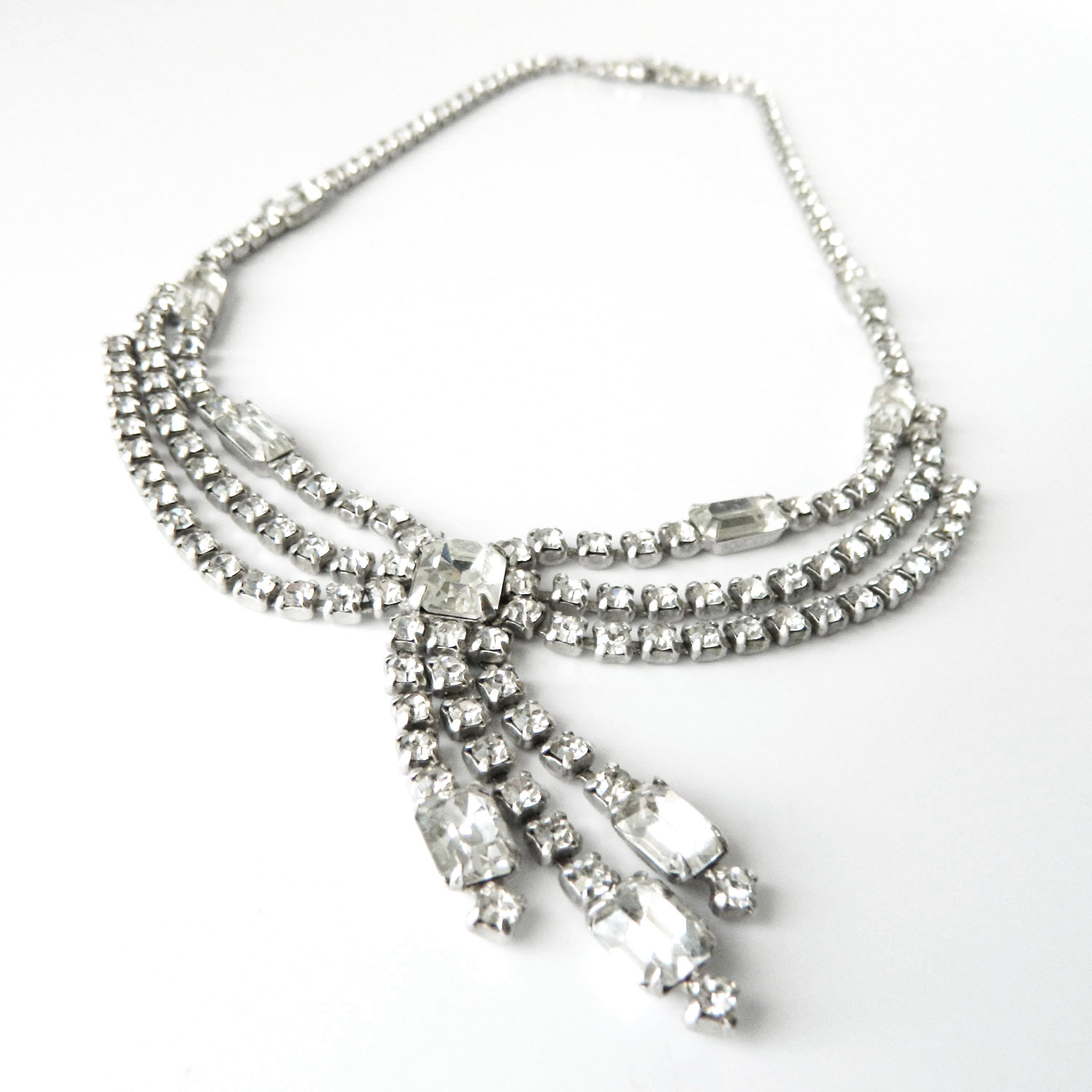 1950's Kramer rhinestone necklace