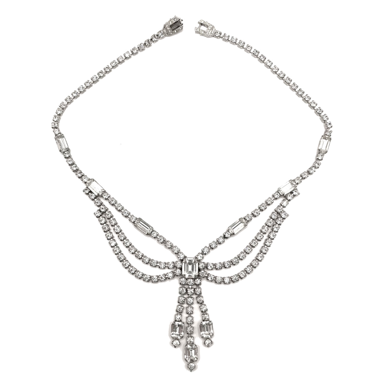 1950's Kramer rhinestone necklace