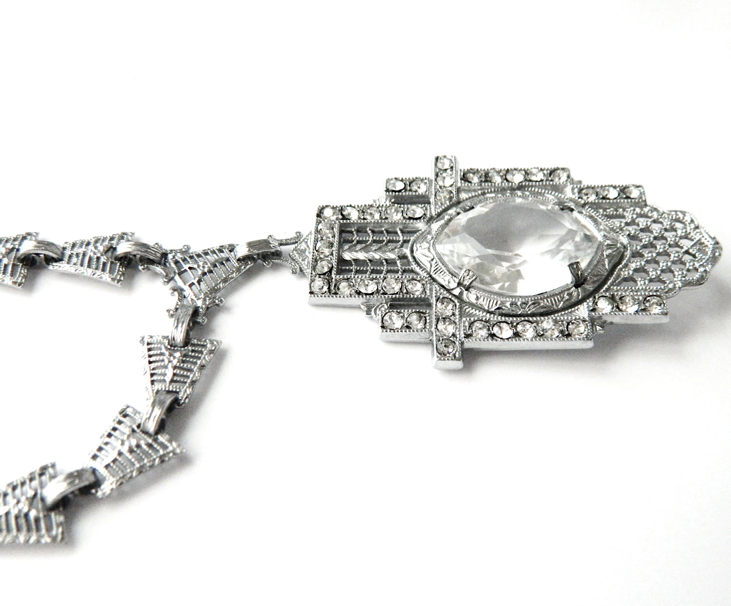 Antique Art Deco pendant necklace