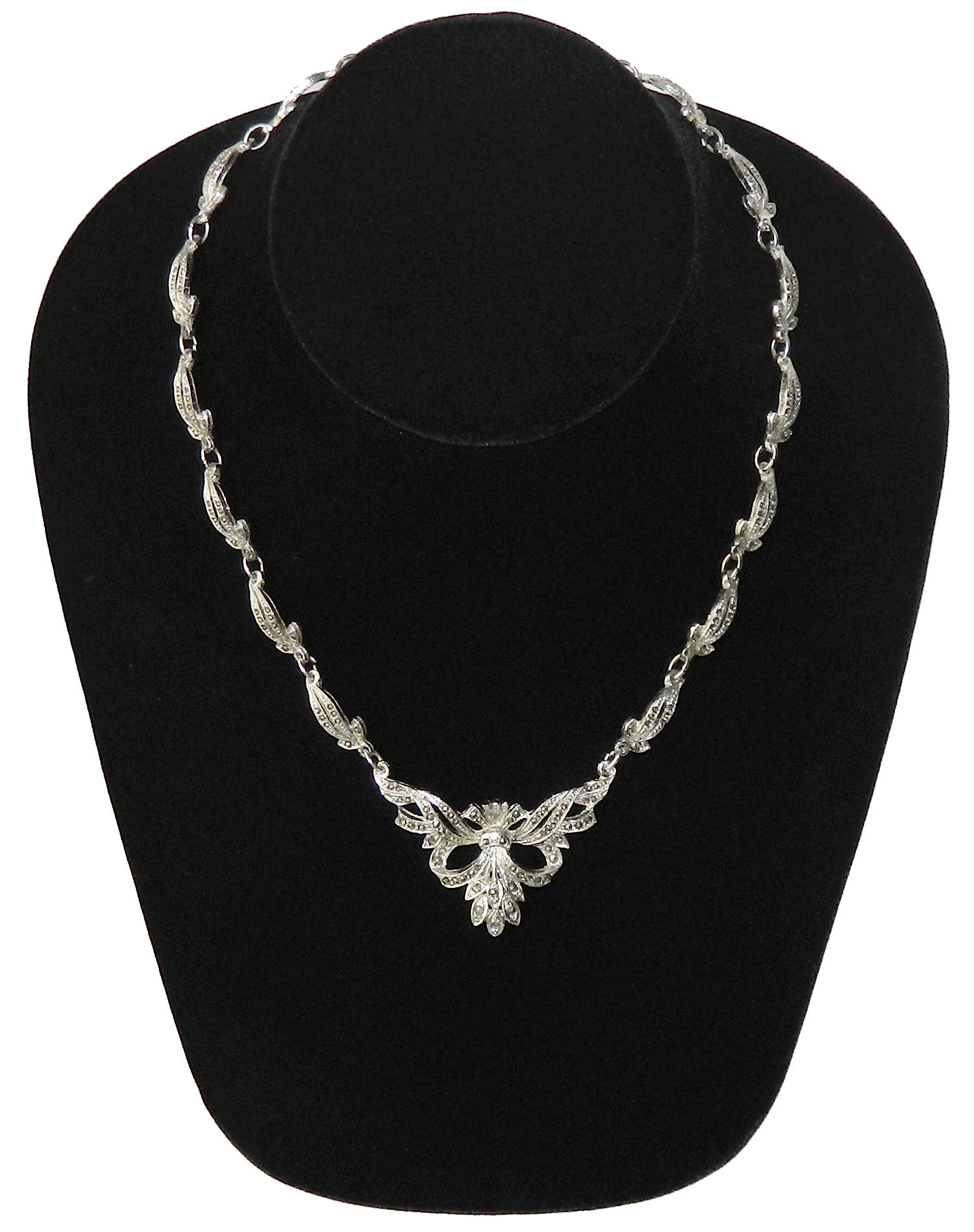 1940s marcasite necklace