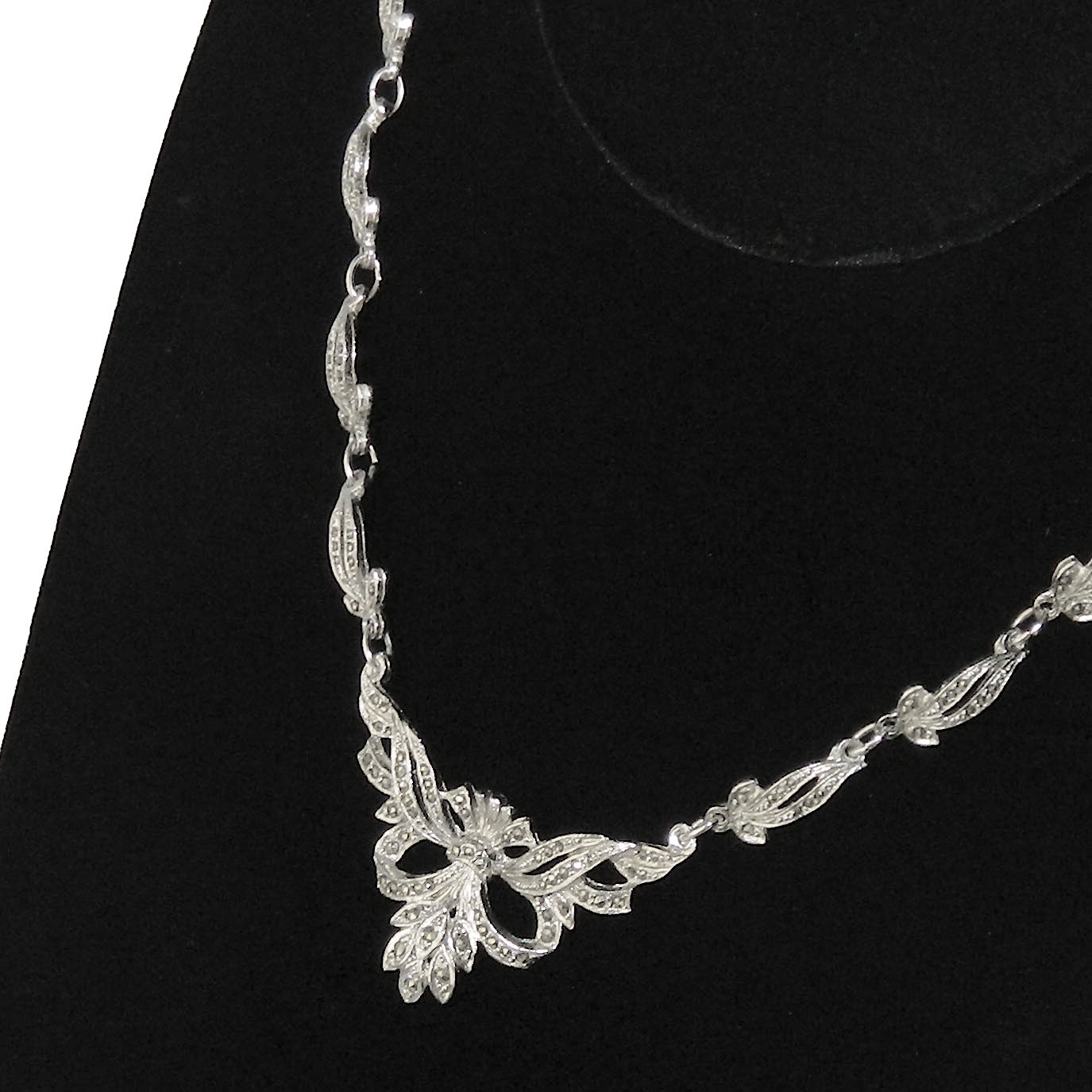 1940s marcasite necklace