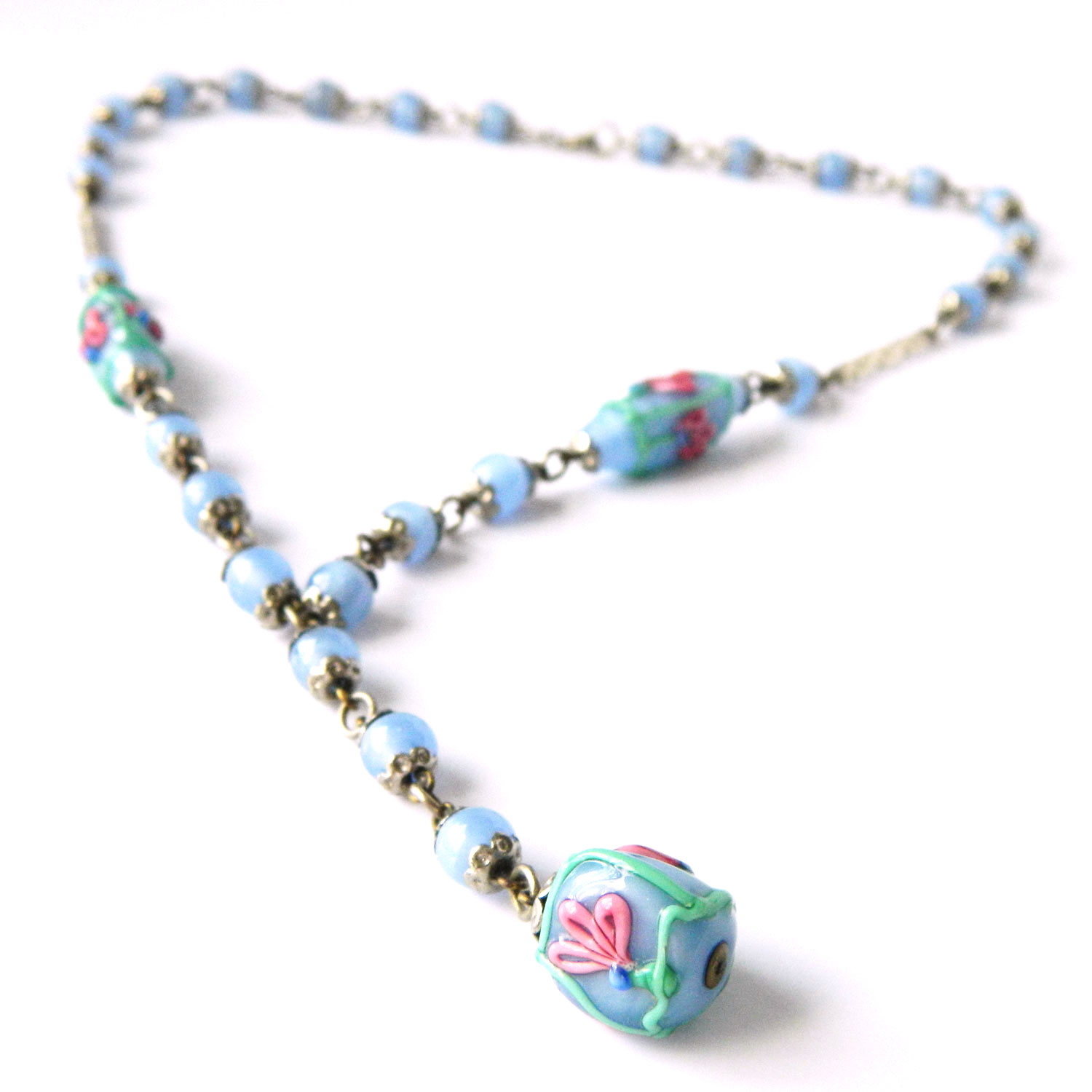 antique Czech beaded necklace