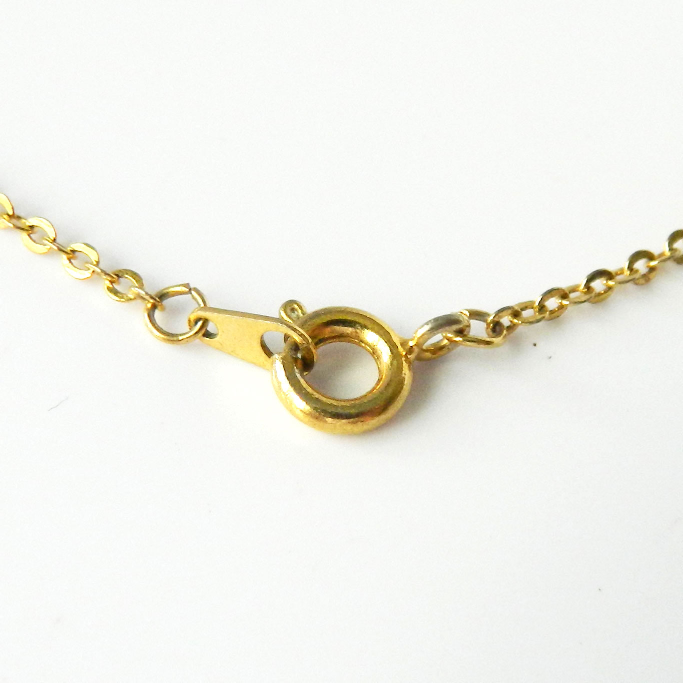 Moss agate pendant necklace