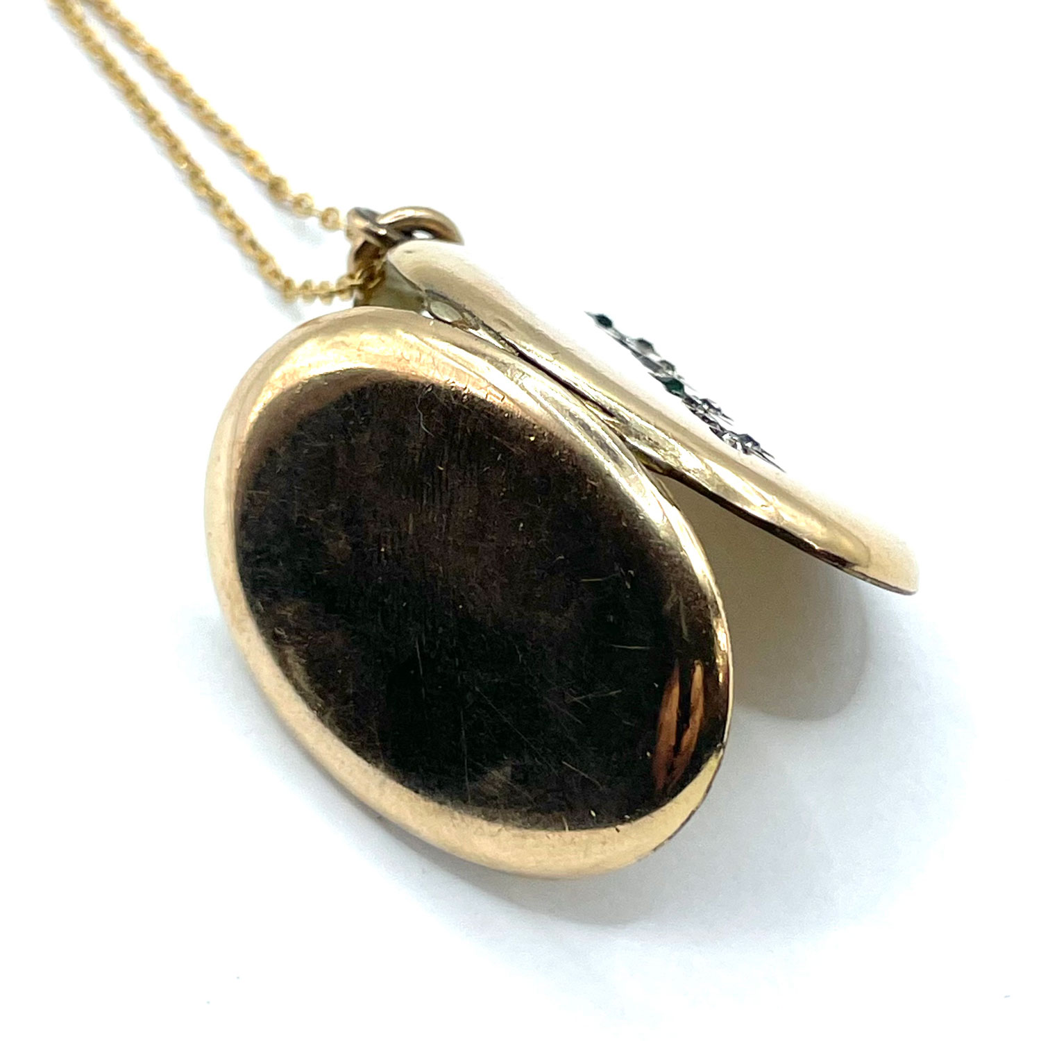 Antique oval locket