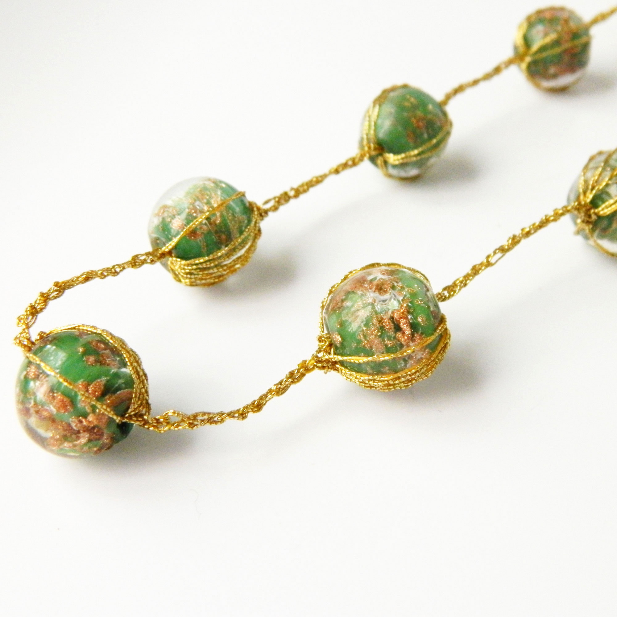 Antique Murano glass necklace