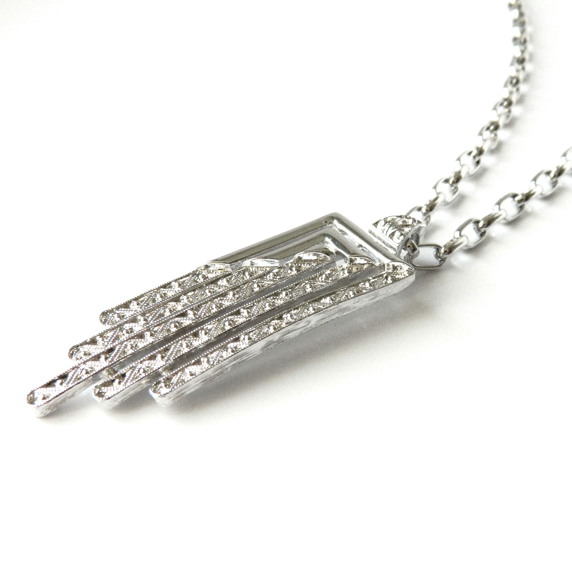 Art Deco pendant necklace by Monet