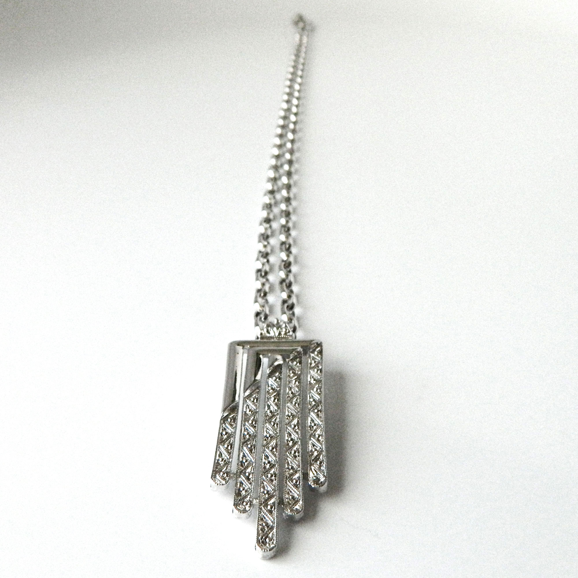 Art Deco pendant necklace by Monet