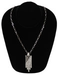 Monet Art Deco Pendant Necklace