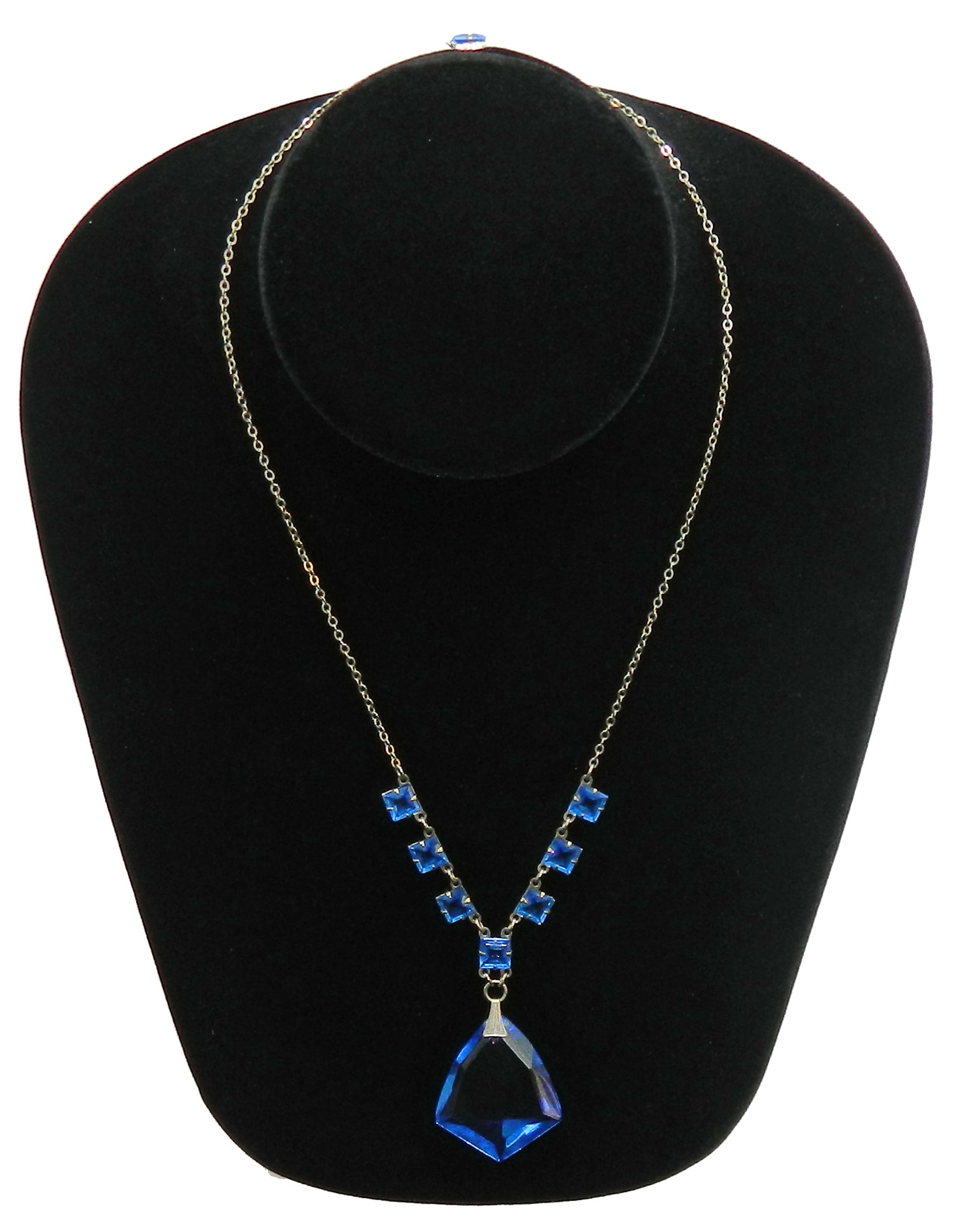 Antique art deco pendant necklace