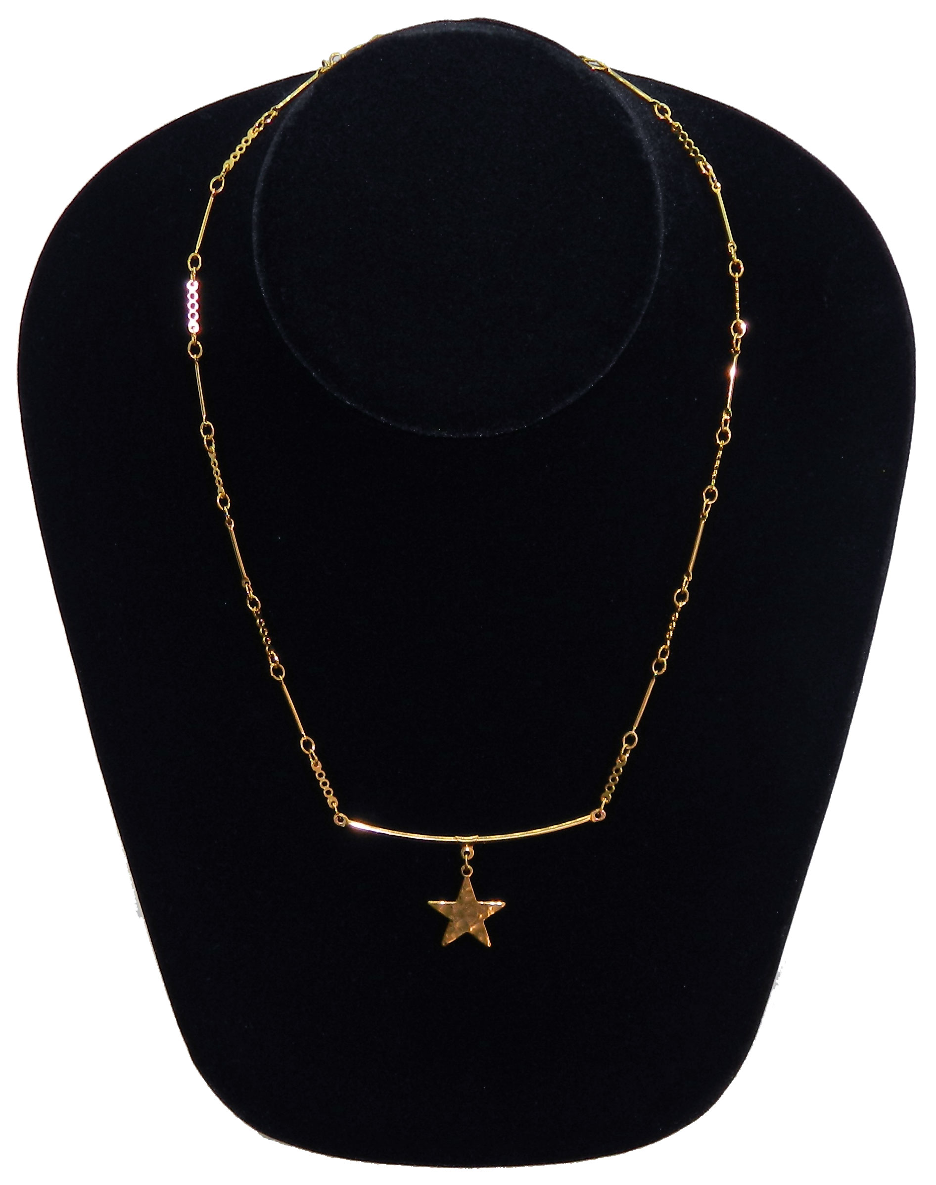 Park Lane gold star pendant necklace