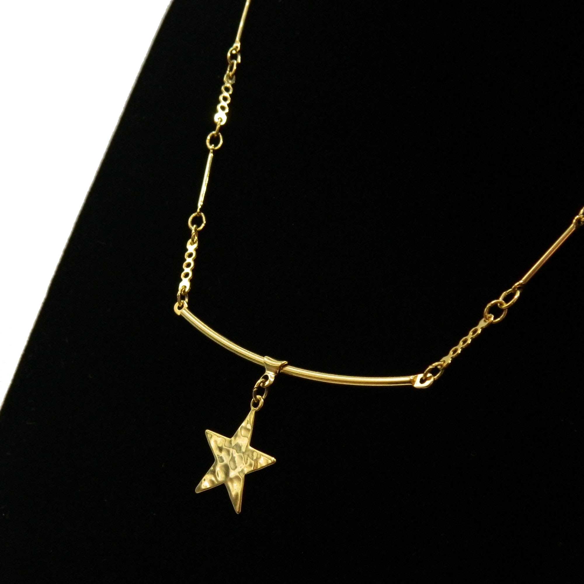 Park Lane gold star pendant necklace