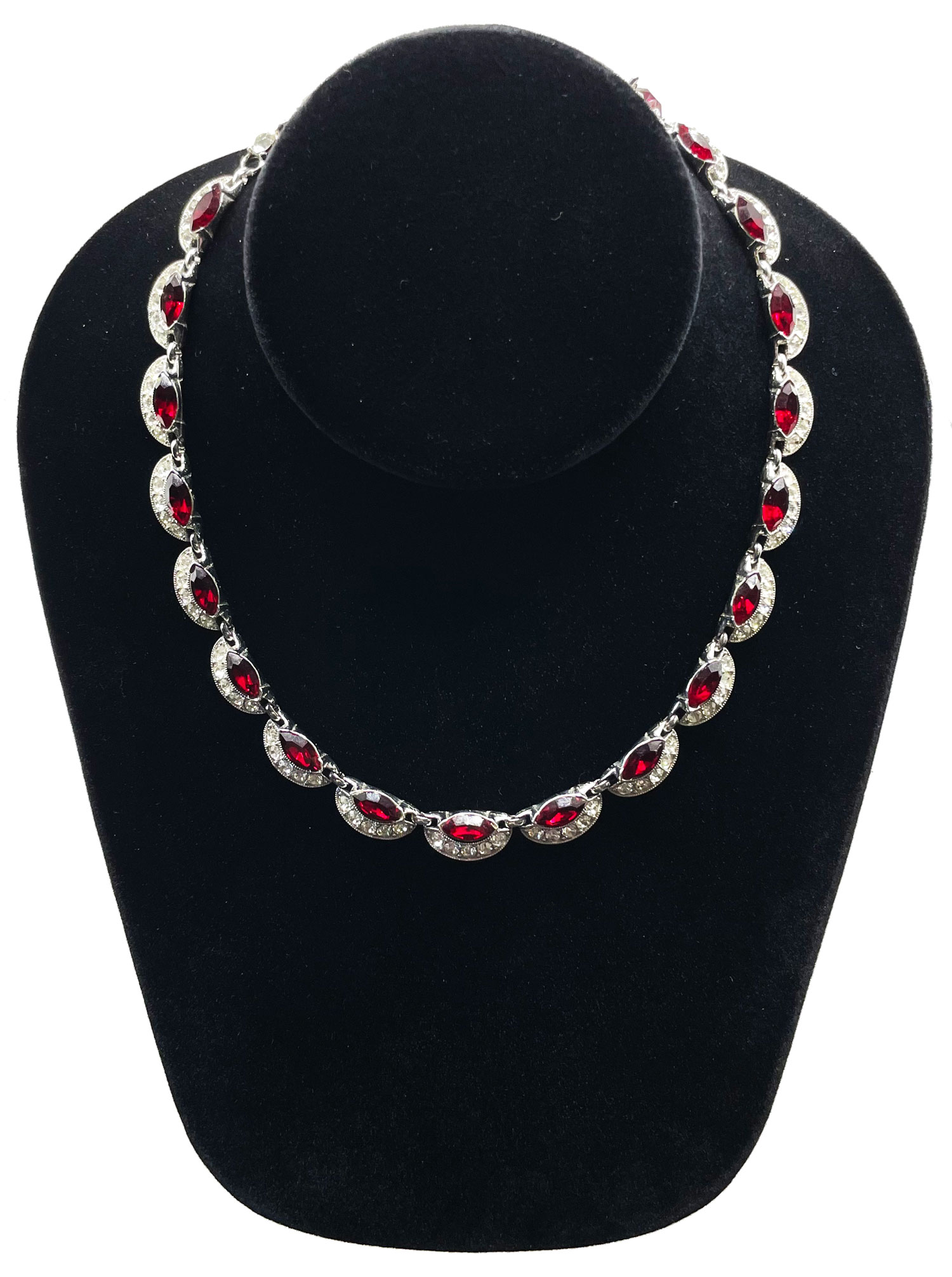 Bogoff rhinestone necklace