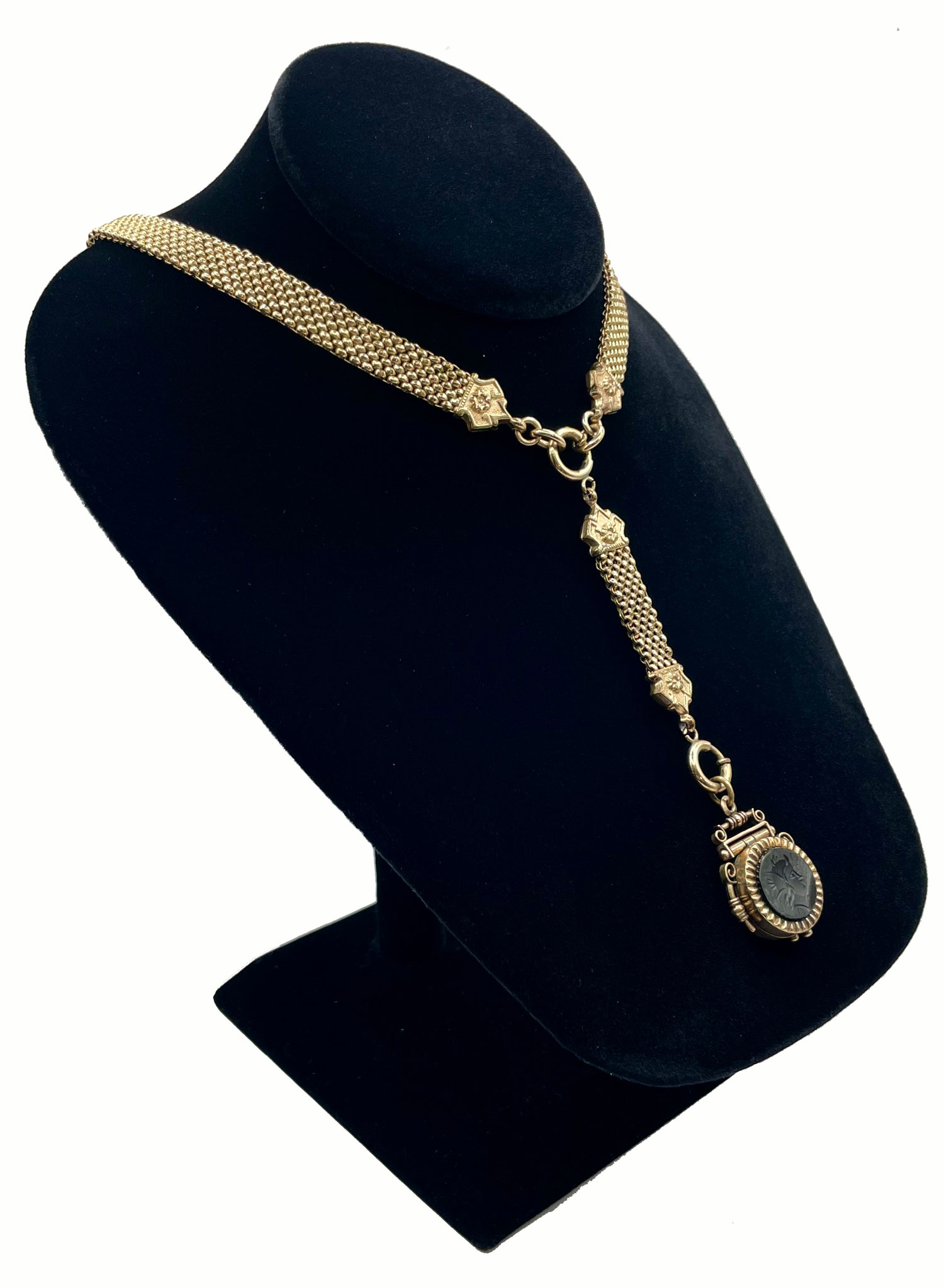 Antique watch fob locket