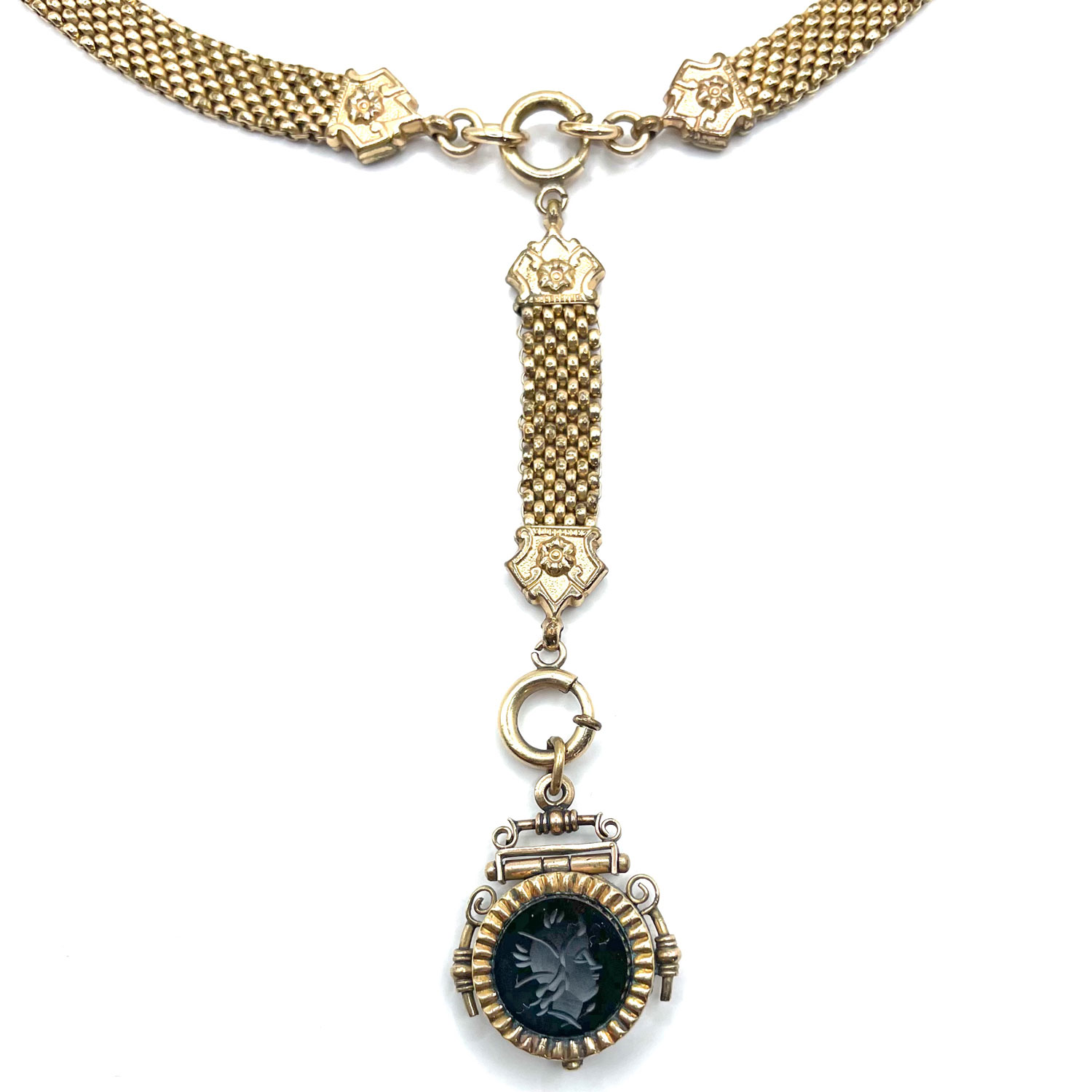Antique watch fob locket