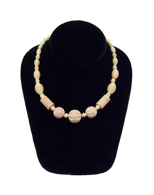 1930's celluloid bead necklace
