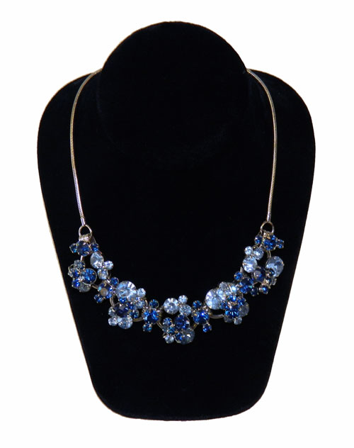 1960's Delisa and Elster Juliana rhinestone necklace