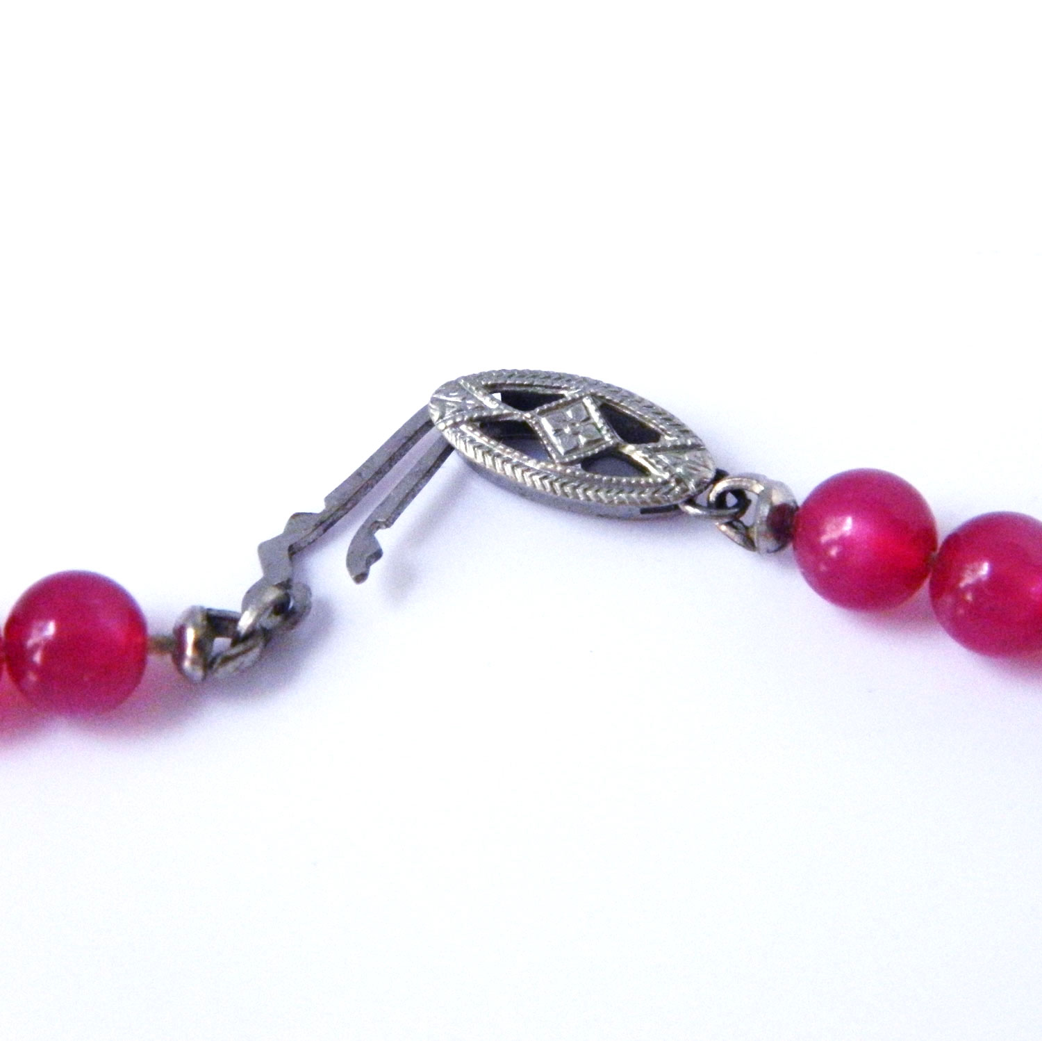 moon glow lucite necklace