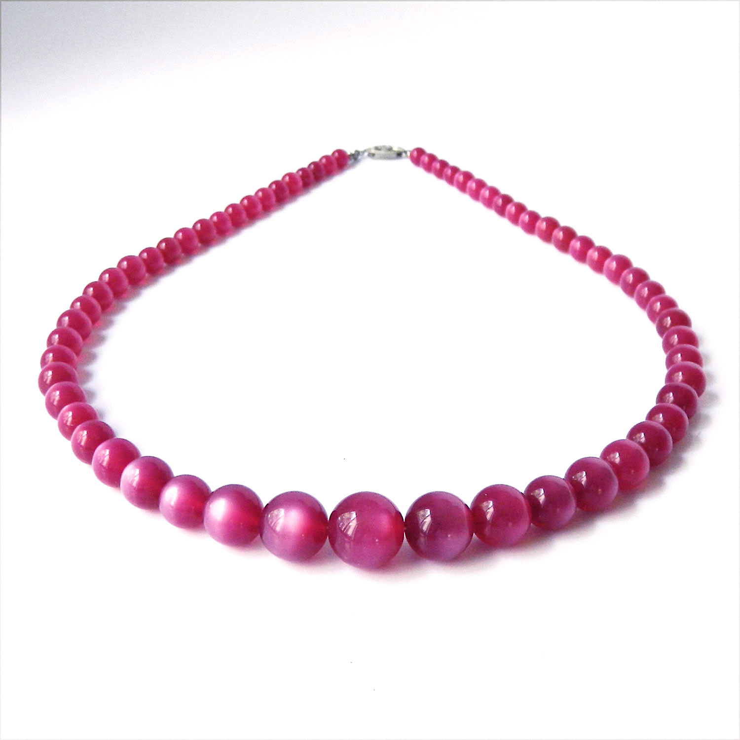 moon glow lucite necklace