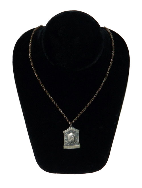 Roller derby pendant necklace