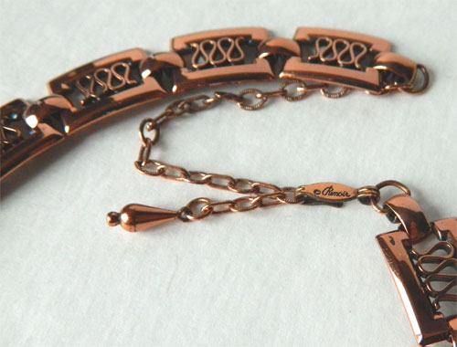 1950's Renoir copper necklace